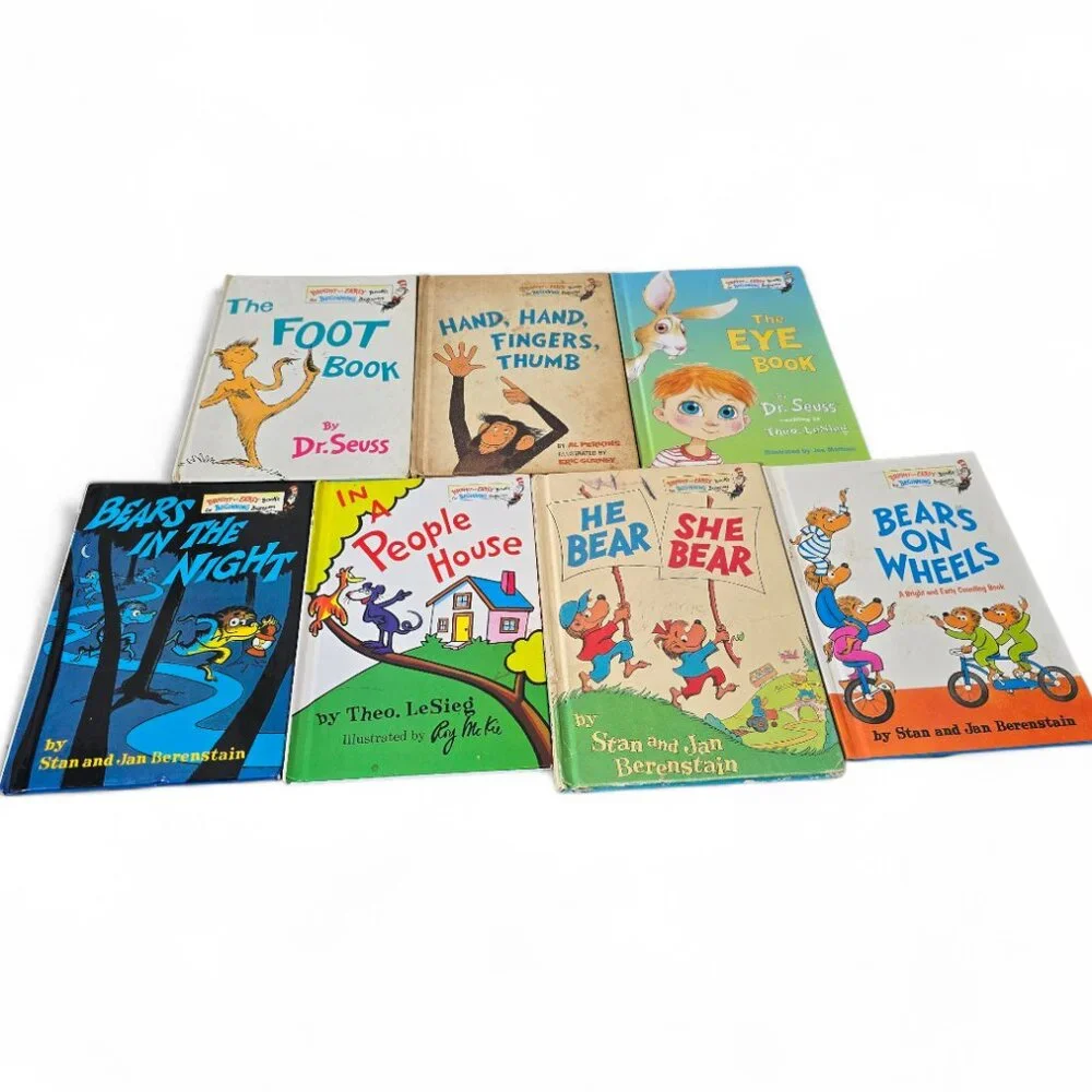 Dr. Seuss Bright & Early Book Lot 7 Beginner Books Berenstain Bears I Can Read